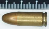 GER: 9mm Parabellum (Luger), kommerziell, britisch, Jahrgang 1944, Markierung H^N 44 9 m/m, hergestellt bei Royal Ordnance factory, Hirwaun, Wales