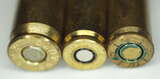 GER: Links: .45 ACP
Mitte: 9mm Parabellum (Luger), kommerziell
Rechts: 9mm Browning Long