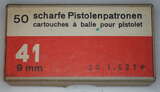GER: Pistolenpatrone 03 (7.65mm Pist Pat 03), Jahrgang 30. Januar 1952