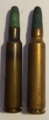 GER: Links: Blinde Patrone GP11 (7,5 mm bl GP11), Jahrgang 1943, mit Stahlhülse
Rechts: Blinde Patrone GP11 (7,5 mm bl GP11), Jahrgang 1940, mit Messinghülse