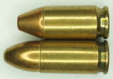 GER: Oben: 9mm Police (9x18 Ultra)
Unten: 9mm Parabellum (Luger), kommerziell